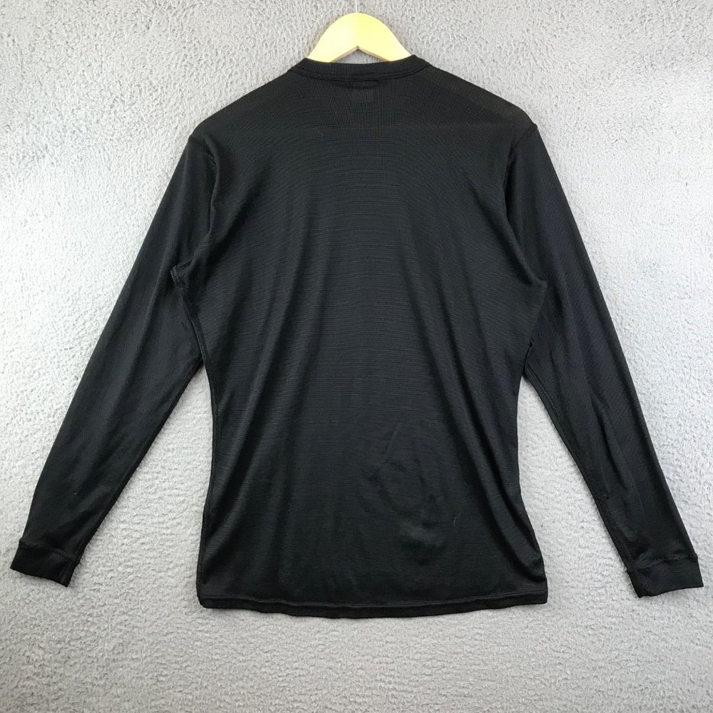 Vintage Patagonia Shirt Mens M Black Capilene Base Layer Active Long Sleeve - Picture 2 of 8